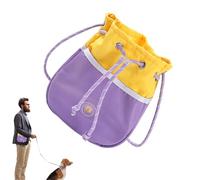 Générique Poche À Friandises pour Chien,Sac de Formation Canine à Porter à l'Épaule | Poche Adjustable Imperméable pour Nourriture Séchée Et Viande | Lingettes Humides