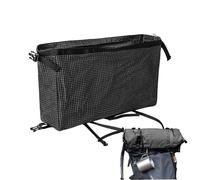 Générique Poche de Sac à Dos | Sac étanche à sangle réglable - Pochettes de Rangement pour Extension de,pour Voyage Pêche Randonnée Salle de Sport Vêtements Bouteilles