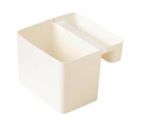 Générique Poches de lit, design double couche, blanc, étagère de table de chevet, organisateur de rangement pour table de chevet, multifonction, pour bureau, salle de bain, chambre et dortoir