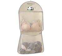 Générique Poches en Maille pour Soutien-Gorge - Compartiment Double Étage Portable Avec Cintre - Pochette Aérée Antidérapante Pour Organisation - Voyage, Camping-Car, Croisière, Douche,