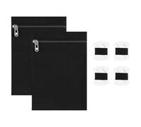 Générique Poches pour Vêtements 2 Pièces Pochette Anti-Vol | Poche À Fermeture Éclair Avec Quatre Bobines De Fil Protection Passeport pour Vêtements Manteau Sweat-Shirt