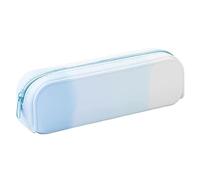 Générique Pochette Crayons Silicone - Design Dégradé Trousse Étui | Rangement Fournitures Grande Contenance, Accessoire Écolier Zip | Cadeau Scolaire Pour Garçons Filles Jeunes Tout-Petits