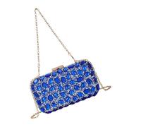Générique Pochette d ' invité avec finition en pierre et sangle de chaîne, de soirée à coque rigide pour banquet et, pochette de soirée, à main formel, à main en chaîne, de