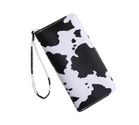 Générique Pochette en Cuir PU imprimé Vache, Portefeuille adapté à Un Usage Quotidien, Voyages et fêtes, mettant en Valeur Un Charme Unique