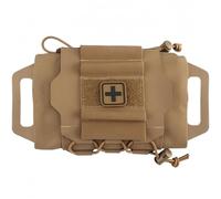 Générique Pochette Militaire Tactique à déploiement Rapide, Trousse de Premiers Secours, Sac de Survie en Plein air, Sac d'urgence, Sac médical, Camping (Kaki)