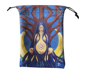 Générique Pochette pour Cartes De Tarot,Porte-Cartes de Tarot avec Sac et Poches de Stockage | Rangement pour Dés Cristaux Divination Oracle Maison Ésotérisme Usage Universel