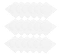 Générique Pochettes De CD en Papier 100 Pièces Enveloppes De Rangement pour CD Et DVD Résistantes Et Pratiques Maison Bureau Compatible Différents Formats Coloris Blanc