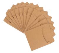 Générique Pochettes Porte-CD Lot de 50 Pièces pour DVD et CD en Papier Kraft 50 Protège Disques et Économise de l'espace, Maison ou