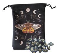 Générique Pochettes pour Cartes De Tarot | Porte-Cartes de Tarot avec Sac et Poches de Stockage - Rangement pour Dés Cristaux Divination Oracle Maison Ésotérisme Usage Universel