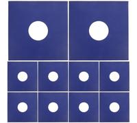 Générique Pochettes Vinyles Protection Extérieure pour Disque Vinyle en Kraft Papier Lot de 10 pour Rangement et Protection Solide