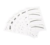 Générique Pochoir à Sourcils Jetable pour Maquillage Féminin, 6 Pcs en Papier, Design Délicat, Facile à Utiliser Ranger, pour Maquillage des Sourcils