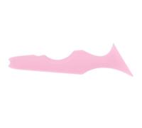 Générique Pochoir Eyeliner en Silicone Rose Règle pour Rouge à Lèvres, Design Multi-angle Ergonomique, Repose-doigt Stable, Outil pour Débutants en Maquillage