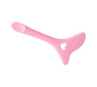 Générique Pochoir Lisse et Confortable en Silicone Rose, Outil Multi-usage pour Eyeliner pour Maquillage Précis des Yeux et Lèvres