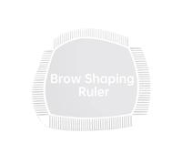 Générique Pochoir Sourcils Règle Forme Sourcil Guide Cartographie Acrylique Accessoire Léger pour Maquillage Débutant Vanity, 5.9 Cm X 5.4 Cm