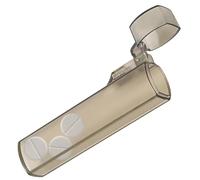 Générique Pockée du Porte-Dents, Porte-Dents Portable, Récipient de -Dents Transparent Portable, Conception Claire, Petit récipient de Pick à Dents avec Couvercle pour l'organisateur de la Barre