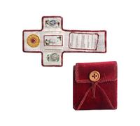 Générique Pocket Devotional Book, Portable Daily Prayer Guide, Small Foldable Scripture Companion, Lightweight Tool, for Communion, Baptism, Home, Travel, Spiritual Practice More