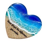 Générique Pocket Heart Ornament - Acrylic Beach Memorial Gift Decoration