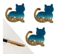 Générique Pocket Hug Animal, cartes de soutien, ensemble actuel de motivation en 3 pièces avec designs marins pour l'encouragement du bien-être, les organisateurs de l'espace à domicile, 5x4x1cm