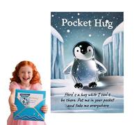 Générique Pocket Hug Card, Pocket Hug Turtle Animal, 50g Inspirational Greeting Toys Keepsake Companion for Birthday, Thanksgiving, Toddler, Preschoolers, and Adults, 3.54x6.3 Inches