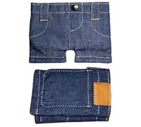 Générique Pocket Pants Mini Jeans Wallet, Small Card Holder, Unique Pocket Pants Mini Jeans Wallet, Portable Retro Pant Style Wallets, Pockets Pant Jean Wallets, for Cards Keys Or Cash (#A)