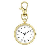 Générique Pocket Watch, Key Chain Watch, Silent Movement Compact Size Stainless Steel Modern Look Lightweight Build, Portable Clock for Home, Workplace, School, Backpack, Men