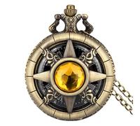 Générique Pocket Watch - Vintage Timepiece, Mechanical Chain Watch, Roman Numerals Dials | Steampunk Gear Design, Hand Wind Movement, Antique Gift Jewelry, Luxury Collectible Watches for Men Women