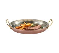 Générique Poêle À Frire En Acier Inoxydable - Plat Ovale En Acier Inoxydable,Marmite Casserole sans Revêtement avec Deux Poignées pour Débutants Cuisine Camping Repas en Famille Fêtes à la Maison
