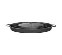 Générique Poêle Grill Fondue 2 en 1 Poêle À Grill Pour Cuisson En Intérieur