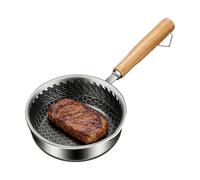 Générique Poêles à frire antiadhésives | Poêle ergonomique avec manche en bois,Mini Poêle à Œuf - pour les œufs, le poisson, les légumes, le porc, maison, hôtel, restaurant, cantine, boutique de