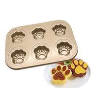 Générique Poêles Madeleine, 6/9/12 Cavité Antiadhésive Chat En Forme De Gâteau Cookies Pan En Acier Au Carbone Madeleine Moule Shell Madeline Pan