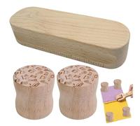 Générique Poids De - Caoutchouc 5,5x5,5x5,5 Cm, Poids De | Échantillon De Poid De Coupe, Poid De Motif De Tissu Et De Tailleur en Bois De Hêtre pour La, Le Matelassage, L'artisan