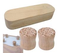 Générique Poids De Modèle - Bois D'hévéa, Hêtre | Poids De | Poid du Tissu | Poid De Coupe Rond en Bois pour La, La Coutur, La Coupe De Motifs Sécurisée, Les Fournitures De Coutur Et Les Fou