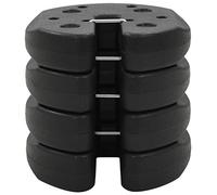 Générique Poids pour belvédère 4 pcs Noir 220x50 mm Béton,Pelouses & Jardins,Vie en extérieur,Structures extérieures,Accessoires pour auvents & abris,Poids de lestage pour auvents,Noir,13.55kg,45210