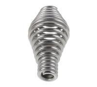 Générique Poignée à Ressort en Acier Inoxydable pour Poêle à Granulés et Cheminée Poignée Conique 1 Pièce Robuste pour Barbecue Poêle à Bois et Chaudière à Pellets Accessoire la Cuisine