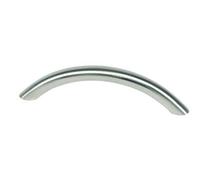 Générique - Poignee courbe 163 pour porte ou tiroir de meuble-inox massif - Entraxe mm.192 - Long. mm.235 - Haut. mm.31 - Ø mm.10 -