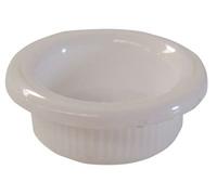 Générique - Poignee cuvette ronde pour porte ou tiroir de meuble nylon - Ø mm.26 - Ø entaille mm.23 - Prof.entaille mm.6 -
