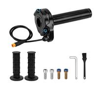 Générique Poignée d ' accélérateur pour vélo électrique avec contrôle de | Ensemble de remplacement TSTR00212, construction en nylon, conception de poignée et d ' accélérateur intégrée noire,