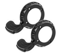 Générique Poignée d'Accélérateur Ergonomique en ABS 2 Pièces pour Scooter et Trottinette Électrique Noirs, Accessoire de Remplacement, Fonctionnalité Fiable, Usage Quotidien