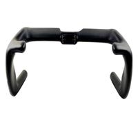 Générique Poignée de Cyclisme sur Piste en Fiber Carbone HB25, Compatible avec Guidon vélo Sprint Match, Finition Mate, Partie Barres Course 31.8MM(385mm)