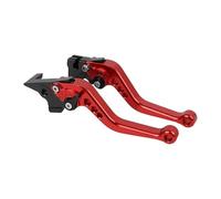 Générique Poignée de frein et d'embrayage universelle pour moto, compatible avec pour BMW, pour Honda pour Suzuki(Rouge)