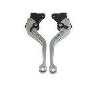 Générique Poignée de frein pour moto CG125, levier tambour d'embrayage CNC(Argent)