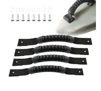 Générique Poignée de Kayak | Lot de 4 Fixations Robustes avec vis | Accessoires Universels pour Kayak | pour Portes, galerie de Toit, extérieur, Nautique, canoë, Paddle, Bagages, Sports