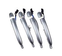 Générique Poignée de porte chromée Poignée de porte extérieure avant arrière gauche droite pour Renault Koleos Installation(4 pcs set)