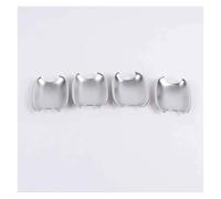 Générique poignée de porte Couverture Poignée Porte Extérieure Voiture Chromée Fiber Carbone Autocollant Style Pour A3 S3 2014 - 2020(Style 2)