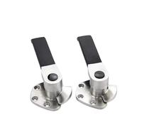 Générique Poignée de porte de boîte à vapeur en acier inoxydable, bouton de vitrine à fruits de mer, verrou de four, charnière de chambre froide, poignée de porte d'armoire(A,Left only knob 1pcs)