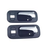 Générique Poignée de porte de voiture à l'intérieur Lot de 2 poignées porte intérieures gauche et droite pour Honda pour CR-V .0L 1997-2001(2 Pcs Left Black)