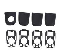Générique Poignée de porte de voiture Kit de garniture d'embout poignée porte voiture avec butée 9101AA pour Peugeot et pour Citroën 307 C2 C3