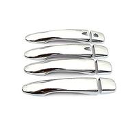 Générique poignée de Porte de Voiture pour Renault pour Kadjar 2015-2018 pour Chrome Car Styling Poignée de Porte Garniture ABS pour Protection Décoration Accessoires 8 pour Pcs(Keyhole 2 Buttons)