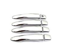 Générique poignée de Porte de Voiture pour Renault pour Kadjar 2015-2018 pour Chrome Car Styling Poignée de Porte Garniture ABS pour Protection Décoration Accessoires 8 pour Pcs(Keyhole No Button)