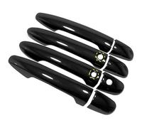 Générique poignée de porte extérieure Pour Mazda CX-5 2017-2024 Et CX-8 2019-2023 Accessoires De Style Pour Portières Conduite À Gauche Revêtement Poignée En ABS Noir Brillant(With Smart Key Hole)